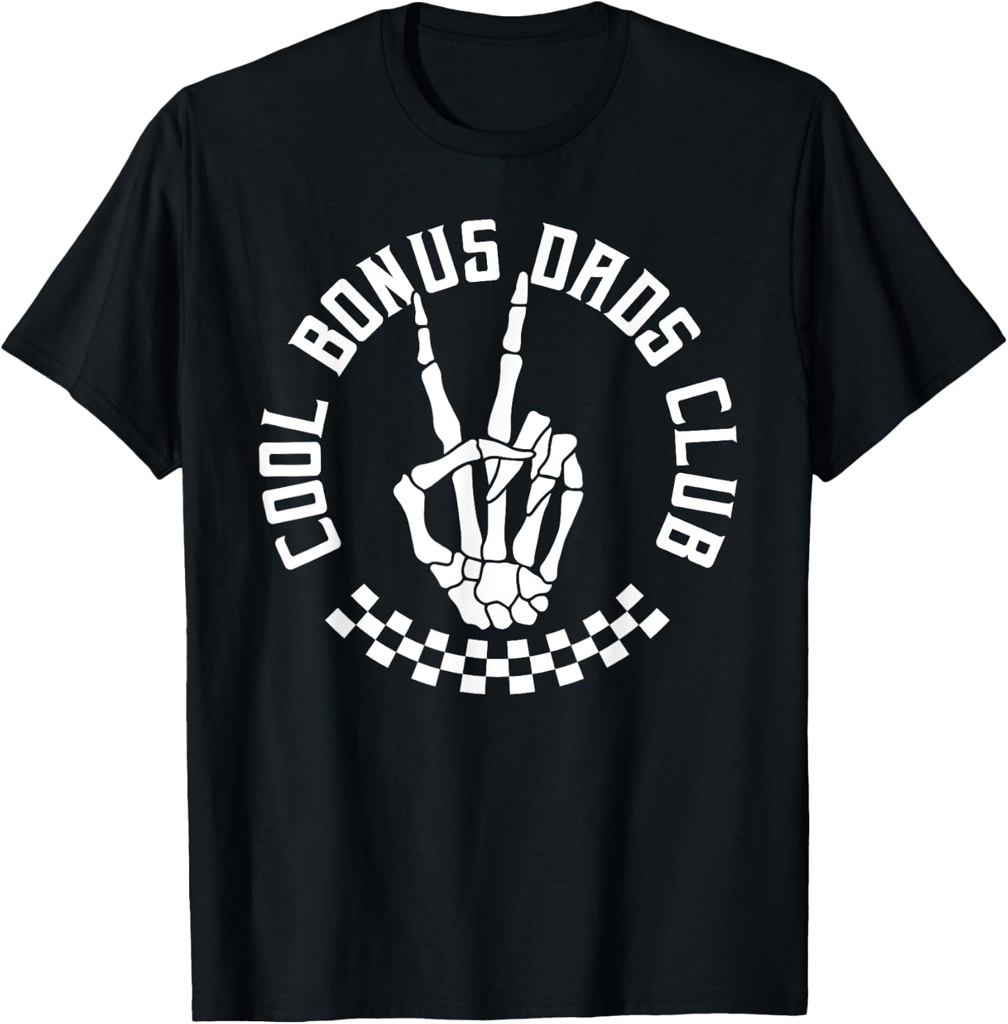 Stepdad Cool Bonus Dad Club Step Dad Emo Stepfather T-Shirt - T-Shirt | Black