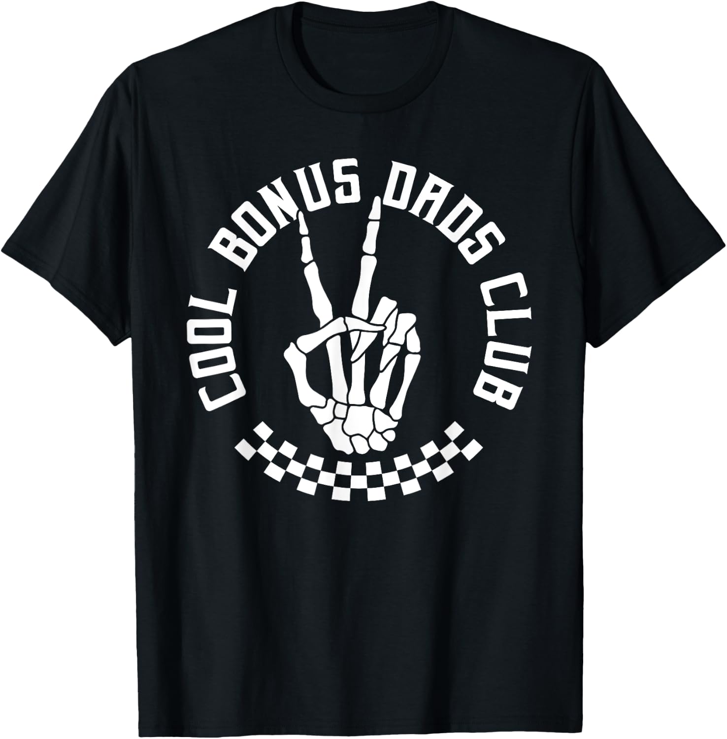 Stepdad Cool Bonus Dad Club Step Dad Emo Stepfather T-Shirt - T-Shirt | Black