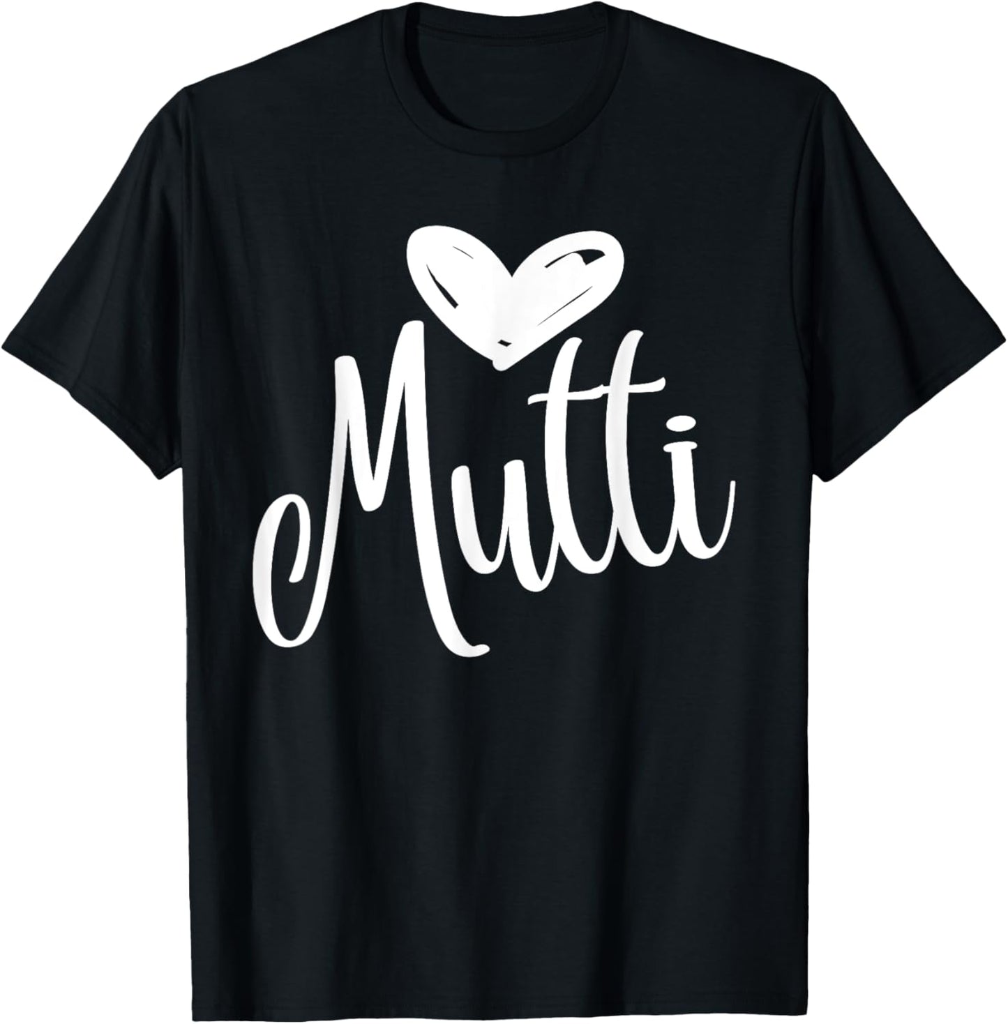 Mutti Love – I Love My Mommy – Mother Mama Mammi Mommy Mom T-Shirt - T-Shirt | Black