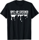 Spit Up Catcher Newborn Dad Joke Burp Funny Parenting Saying T-Shirt - T-Shirt | Black