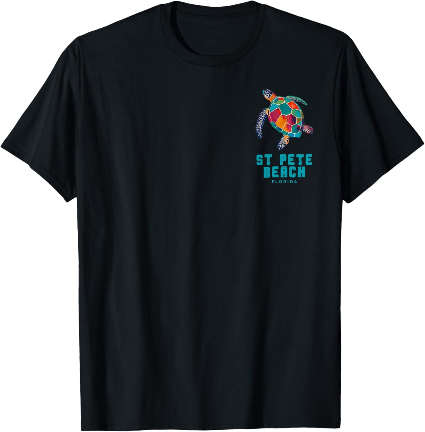 St. Pete Beach Florida Family Vacation Diving Sea Turtle Women T-Shirt - T-Shirt | Black