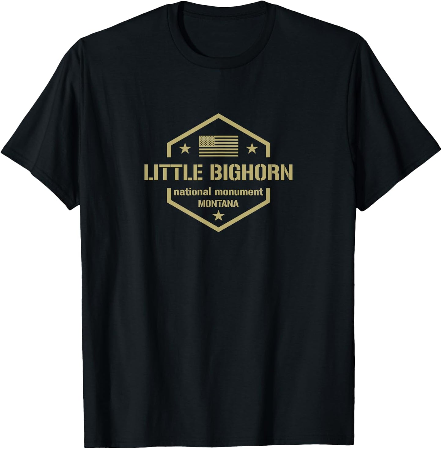 Little Bighorn Battlefield National Monument T-Shirt - T-Shirt | Black