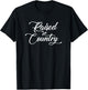 Raised On Country Casual T-Shirt - T-Shirt | Black