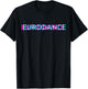 Eurodance Music Genre Glitch Art Festival Outfit T-Shirt - T-Shirt | Black