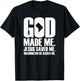 God Made Me. Jesus Saved Me. Washington D.C. Raised Me. T-Shirt - T-Shirt | Black