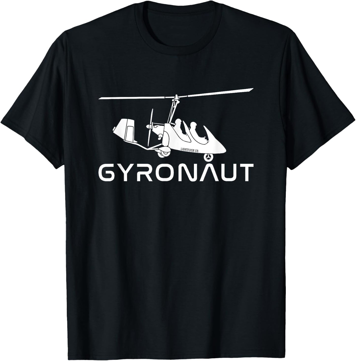 Gyronaut - For Gyrocopter Gyroplane Autogyro Pilots T-Shirt - T-Shirt | Black