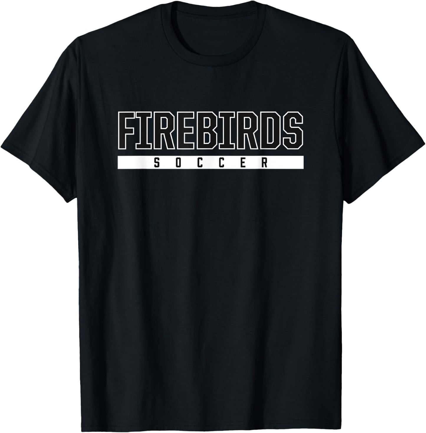Firebirds Kettering Fairmont High School Soccer T-Shirt - T-Shirt | Black