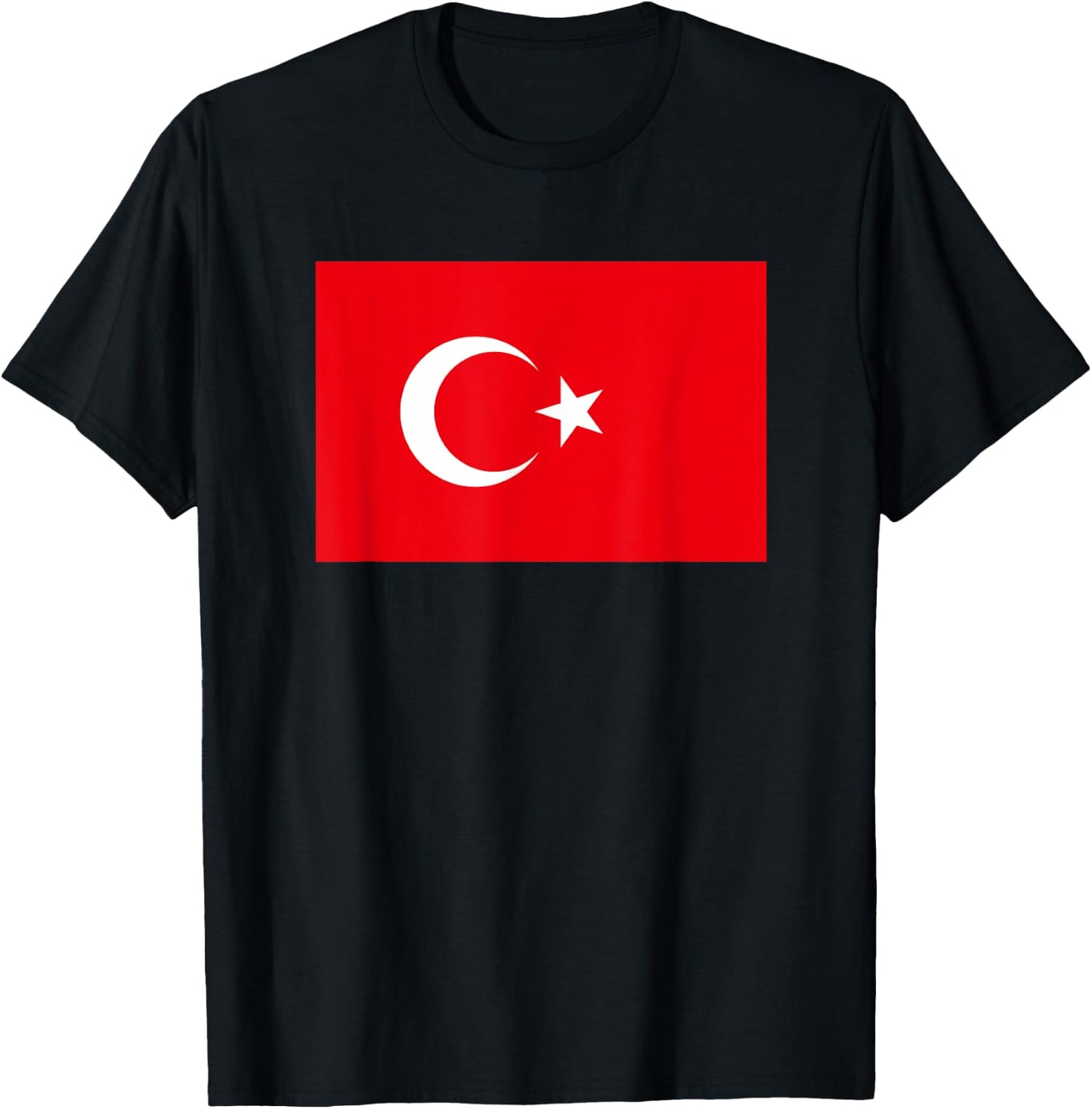 Türkei Flagge Türk Bayragi Design Damen Herren Deko Türkiye T-Shirt - T-Shirt | Black