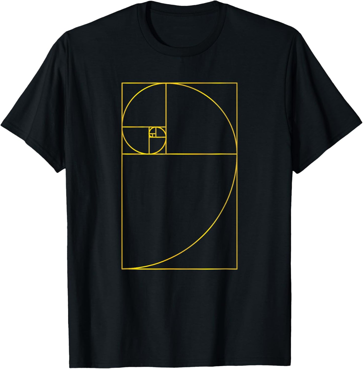 Fibonacci Sequence Golden Ratio Rule Number Fib Think T-Shirt - T-Shirt | Black