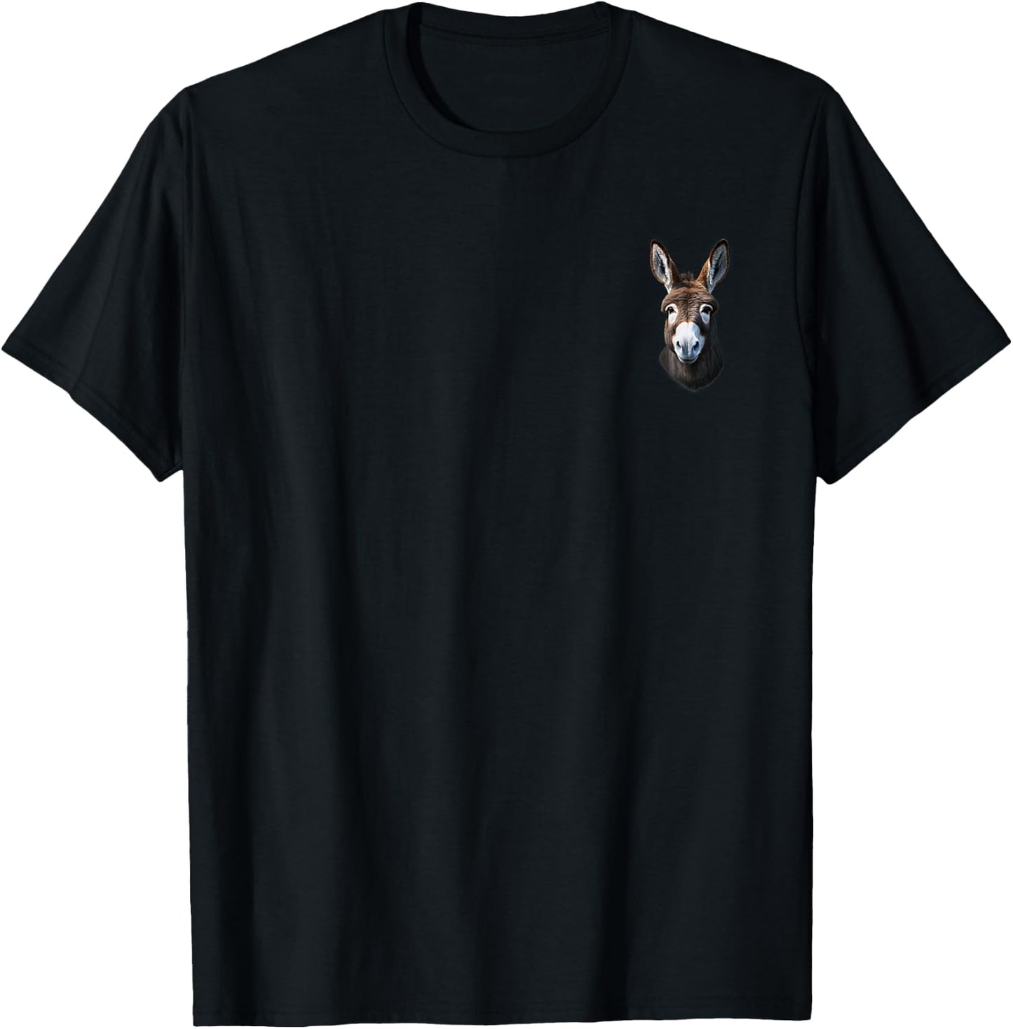 Lustiger Esel-Taschen-Farm-Tierliebhaber T-Shirt - T-Shirt | Black