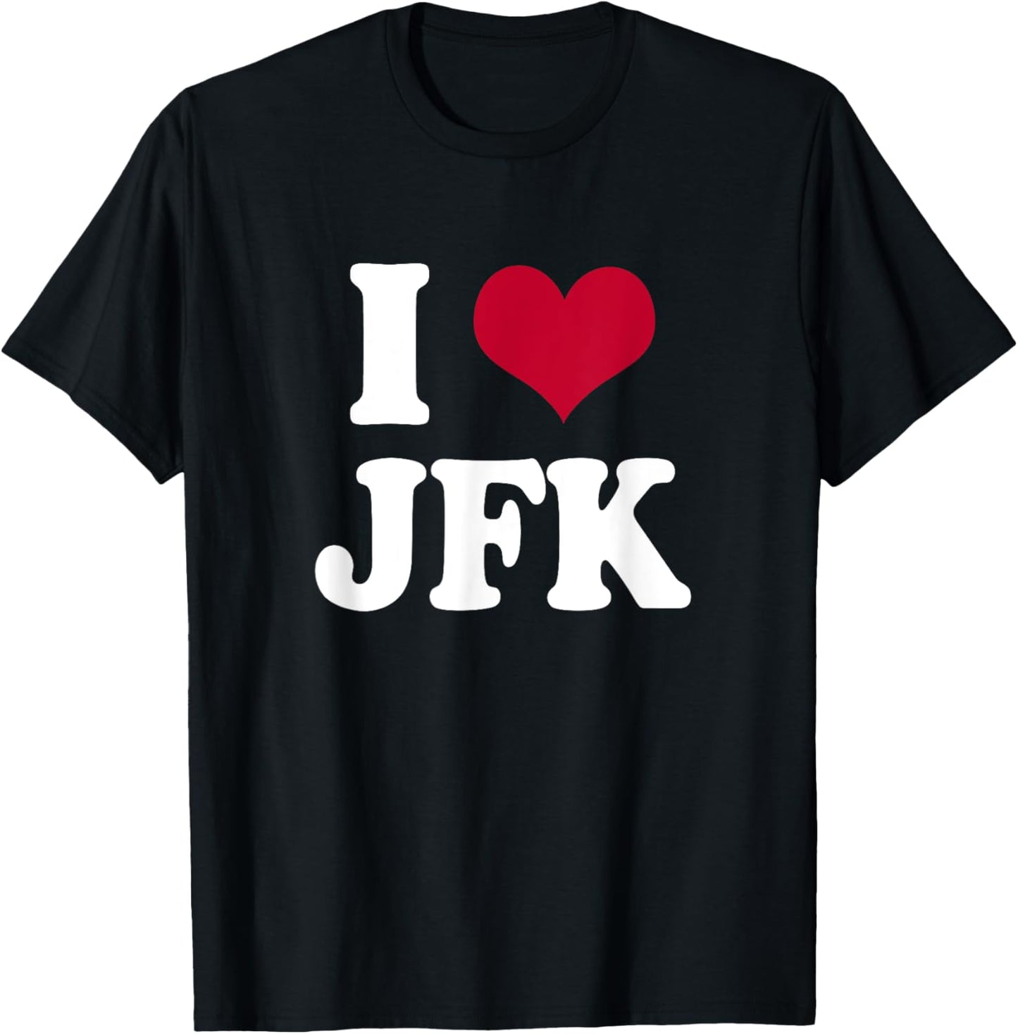 Retro Vintage I Heart JFK John F Kennedy T-Shirt - T-Shirt | Black