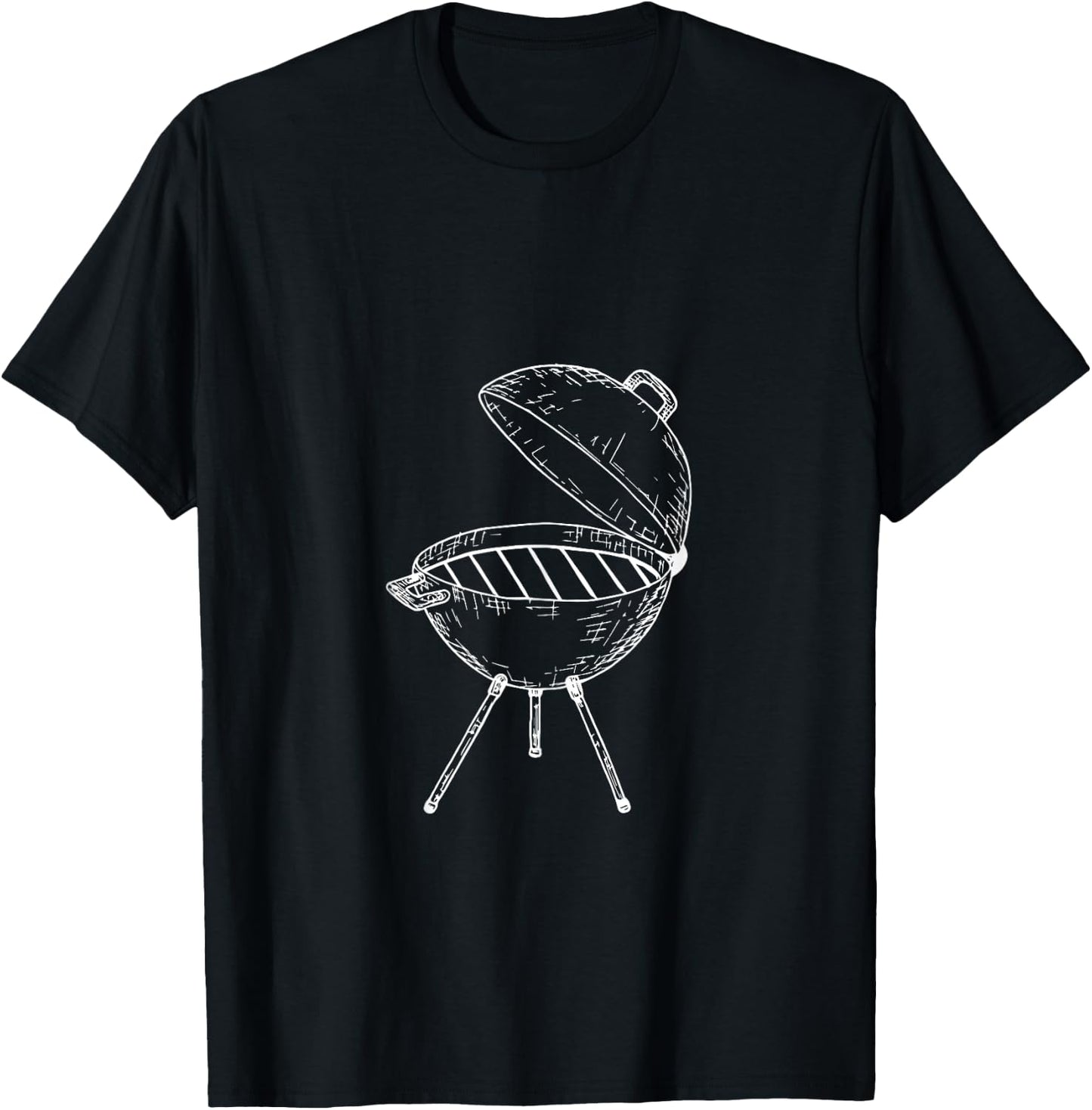 BBQ Grilling Master Barbeque Outdoor Grill Season Smoke T-Shirt - T-Shirt | Black