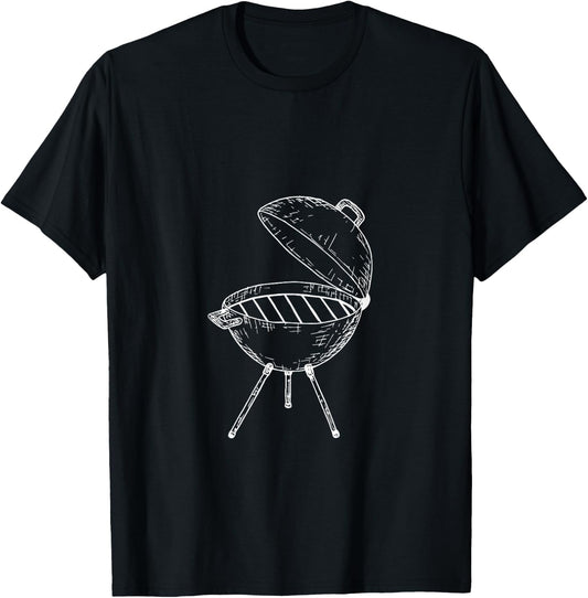 BBQ Grilling Master Barbeque Outdoor Grill Season Smoke T-Shirt - T-Shirt | Black