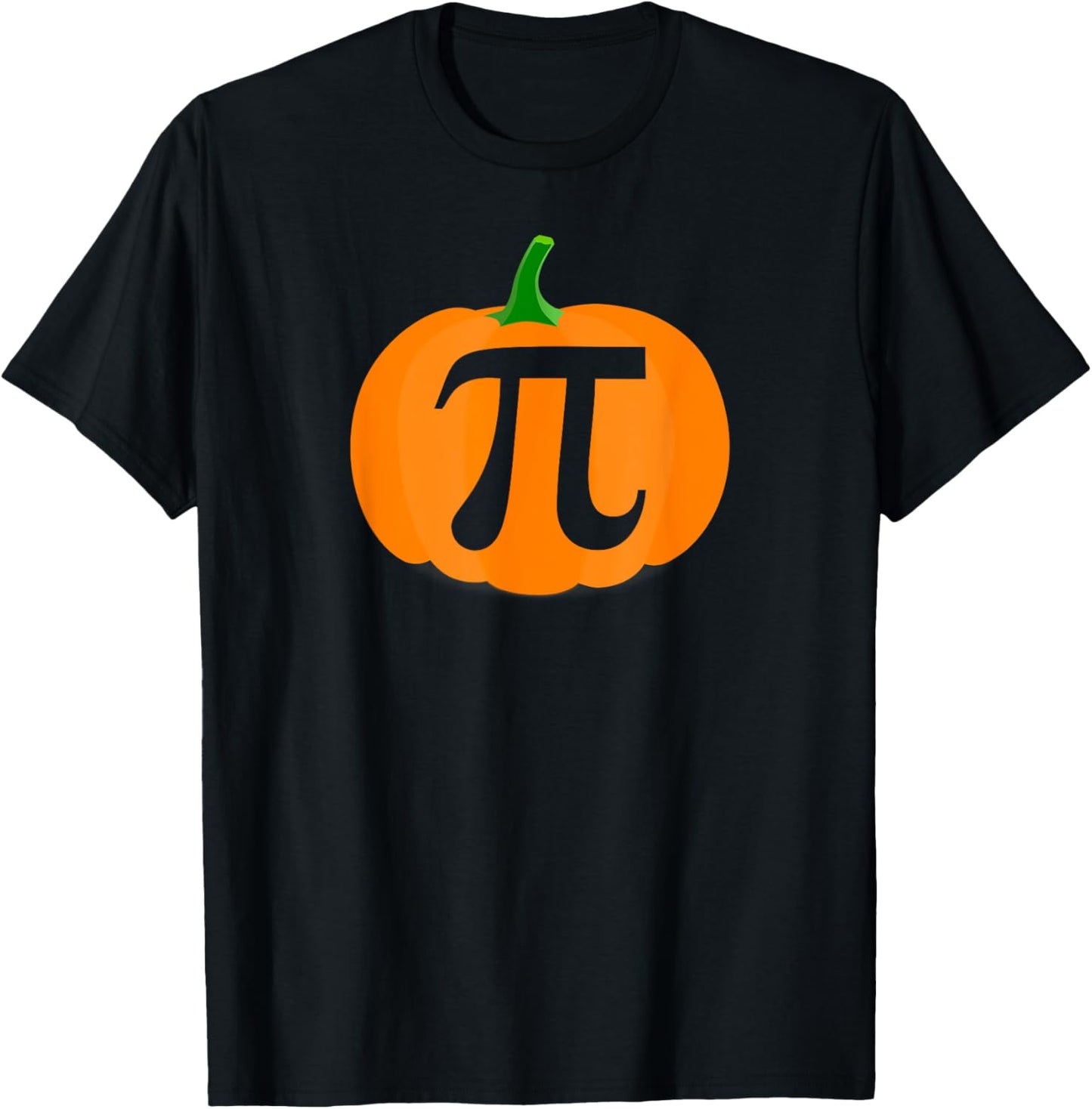 Pumpkin Pi Funny Halloween & Thanksgiving Pumpkin Pie T-Shirt - T-Shirt | Black