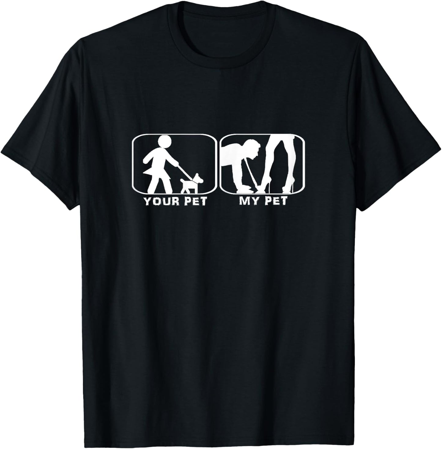 Women Your Pet, My Pet Domina Gift T-Shirt - T-Shirt | Black