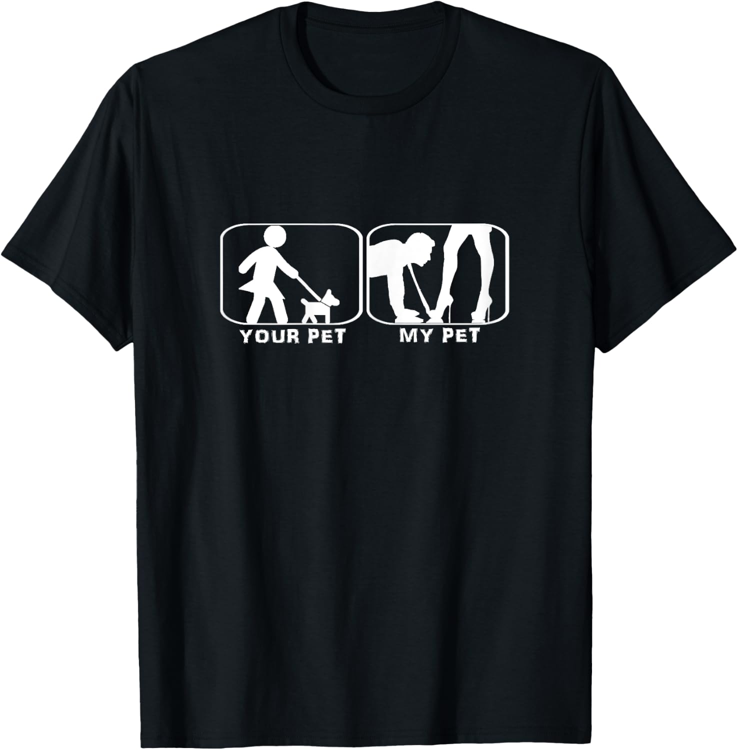 Women Your Pet, My Pet Domina Gift T-Shirt - T-Shirt | Black