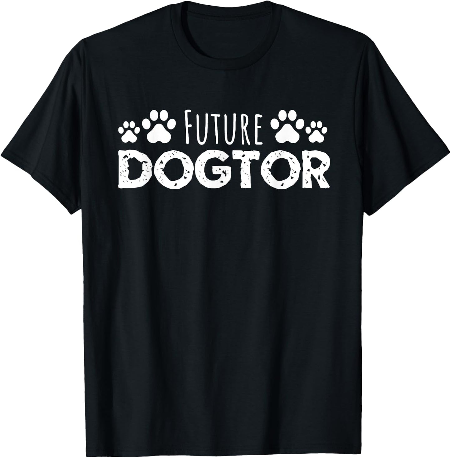 Future Dogtor Vet Student Funny Veterinarian Dog Graduate Women T-Shirt - T-Shirt | Black