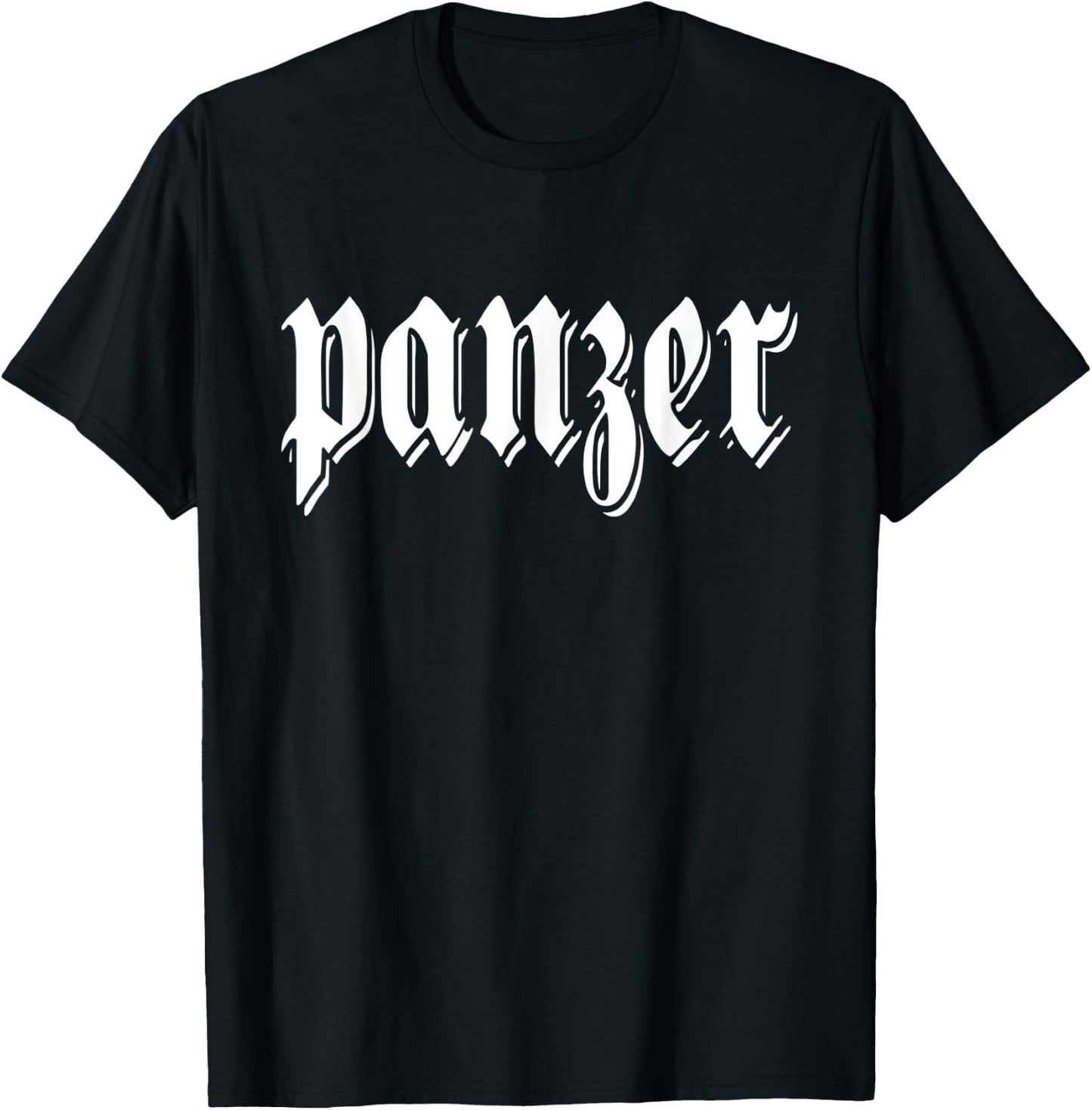 Panzer Deutschland German Word Germany Tank Military T-Shirt - T-Shirt | Black