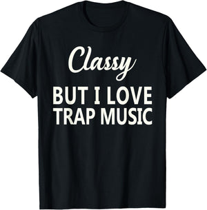 Trap Music Shirt Funny Rap Hip Hop Techno R&B Shirts T-Shirt - T-Shirt | Black