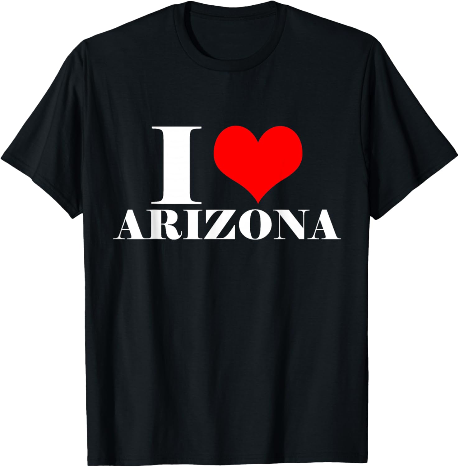 I Love Arizona T Shirt , I Heart Arizona USA Shirt T-Shirt - T-Shirt | Black