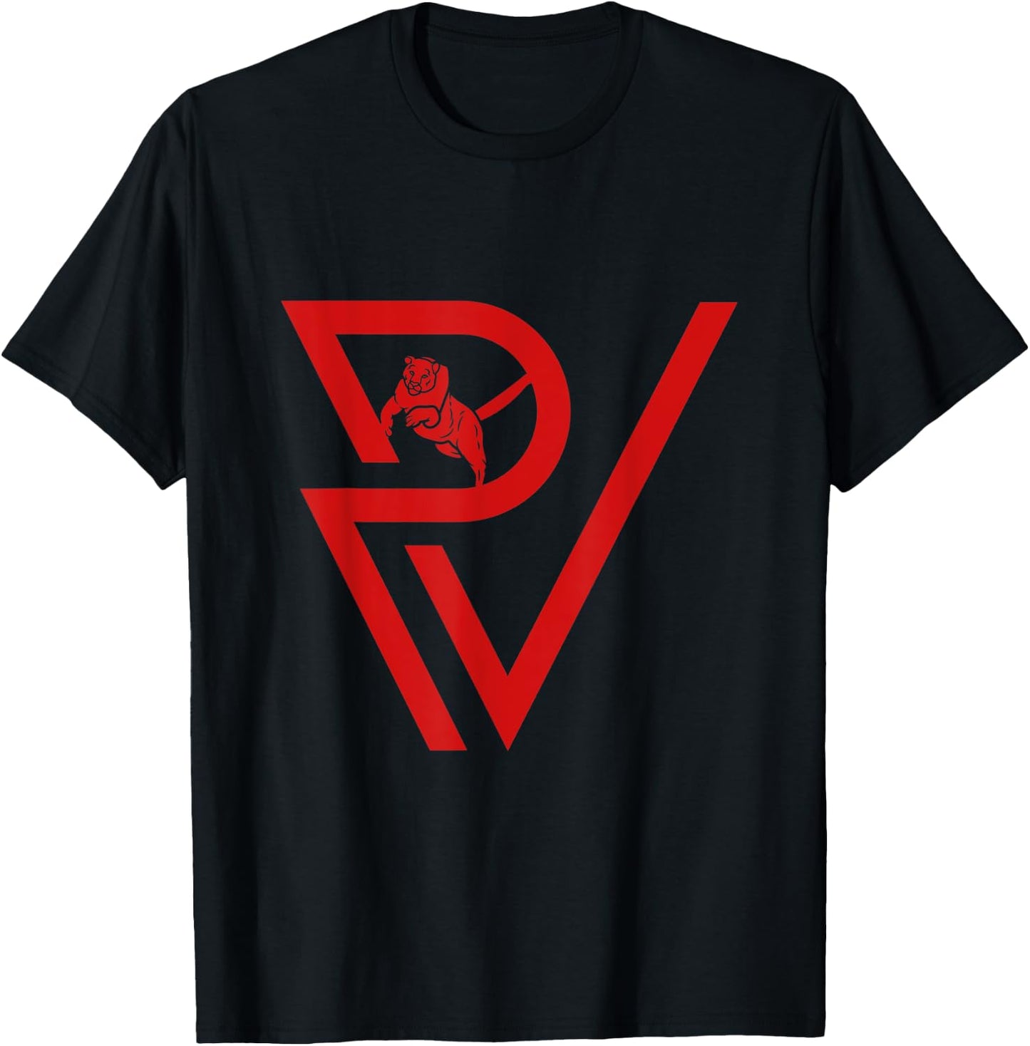 Pauls Valley Panthers Retro-80s T-Shirt - T-Shirt | Black