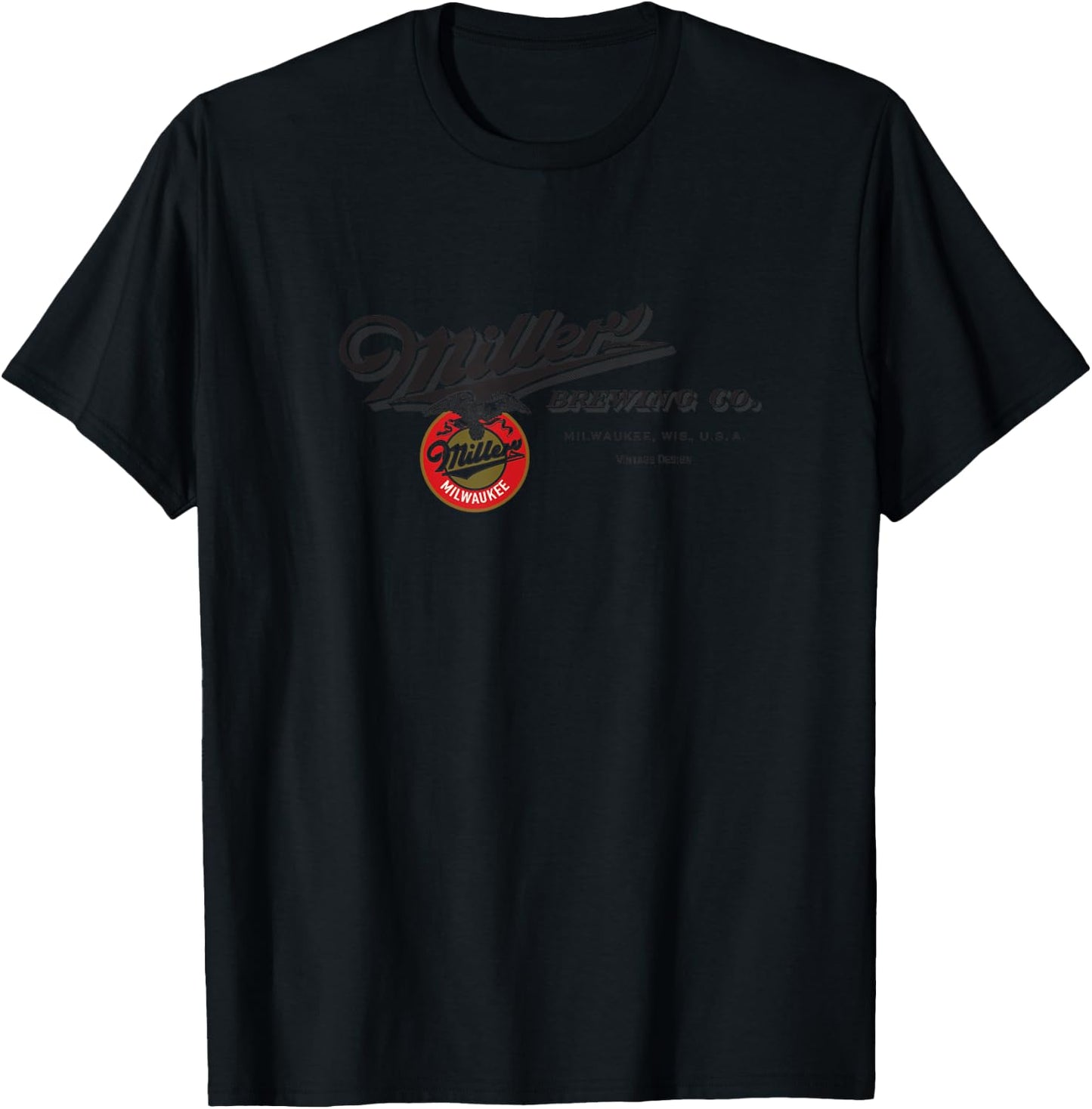 Miller Brewing Co. Horizontal Graphic T-Shirt - T-Shirt | Black