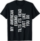 My American Eskimo Dog Tilts Its Head Funny Eskie T-Shirt - T-Shirt | Black