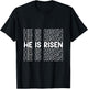He Is Risen Christian Easter Boys And Girls Easter Toddlers T-Shirt - T-Shirt | Black