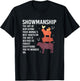 Funny Livestock Farming Showmanship T-Shirt - T-Shirt | Black