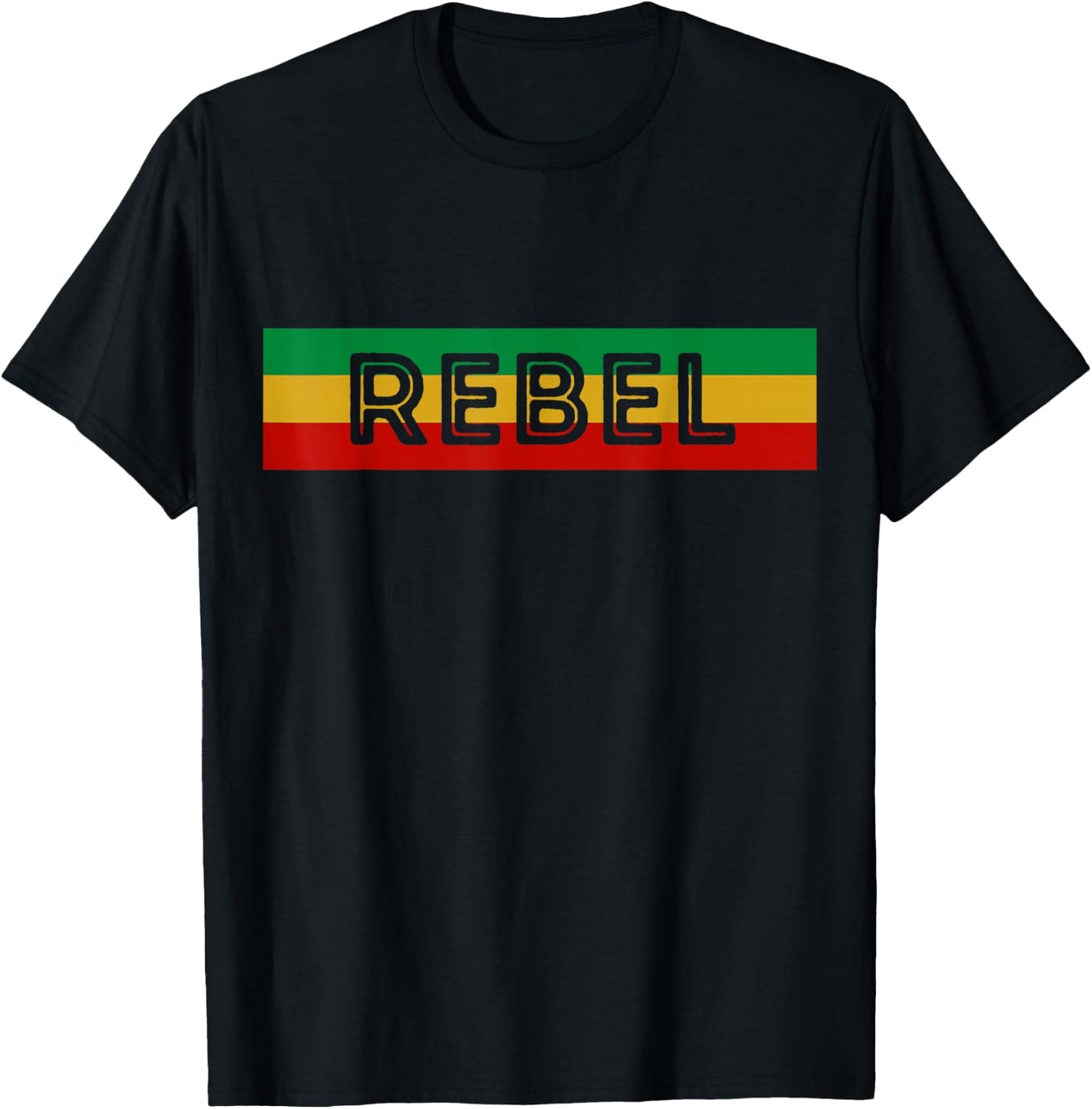 Reggae Rebel T-Shirt - T-Shirt | Black