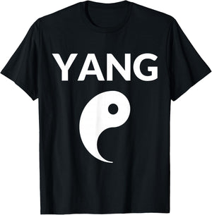 Yin Yang Costume Couple Costumes Partner Costumes Man Woman Couples , black T-Shirt - T-Shirt | Black