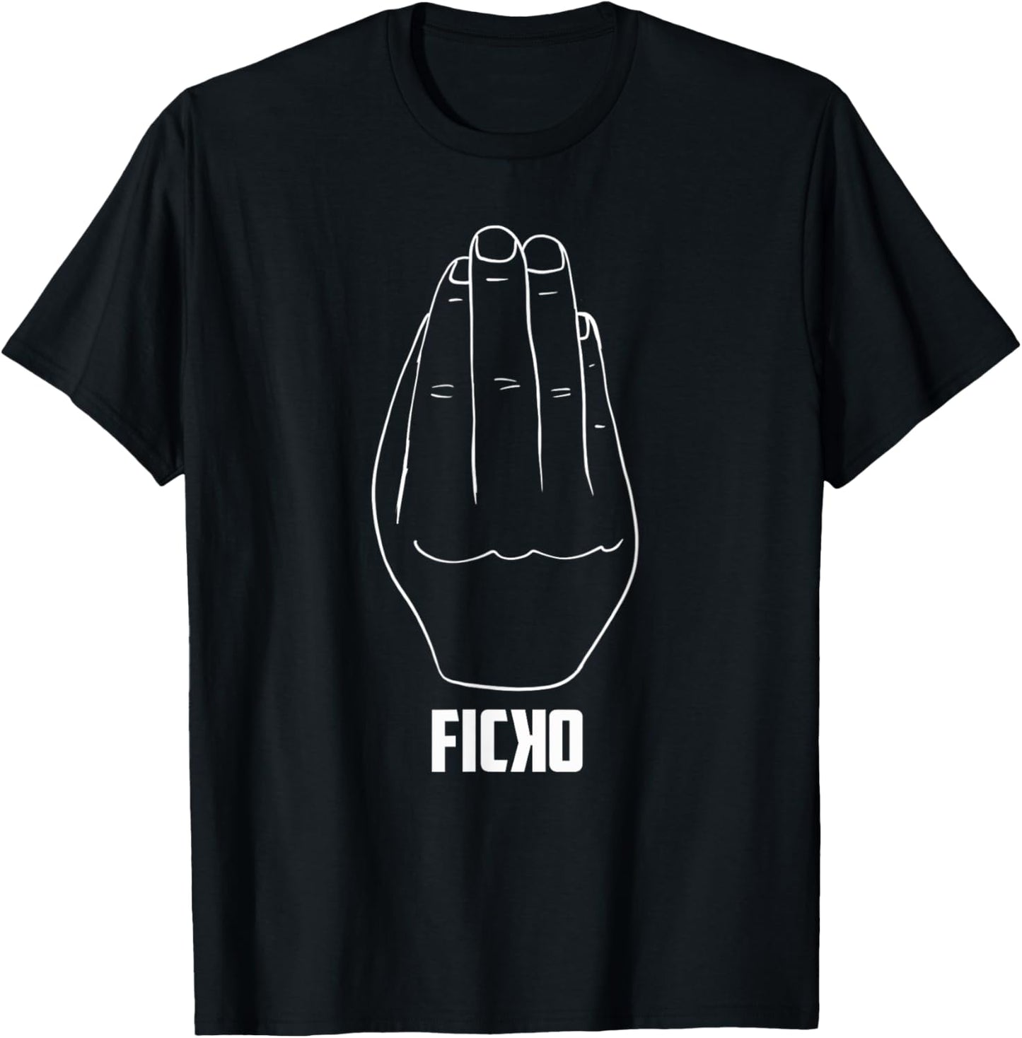 Ficko , black, s T-Shirt - T-Shirt | Black