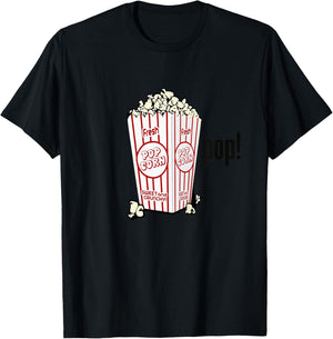 Movie Popcorn Pop Boys Girls Youth Children Bucket T-Shirt - T-Shirt | Black