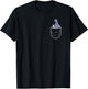 Pigeon Taubenschlag Bird Animal Lover Chest Pocket , black T-Shirt - T-Shirt | Black