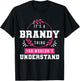 It's A Brandy Thing You Wouldn't Understand Funny First Name T-Shirt - T-Shirt | Black