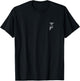 Woodpecker Minimalist Badge Patch Line Art T-Shirt - T-Shirt | Black