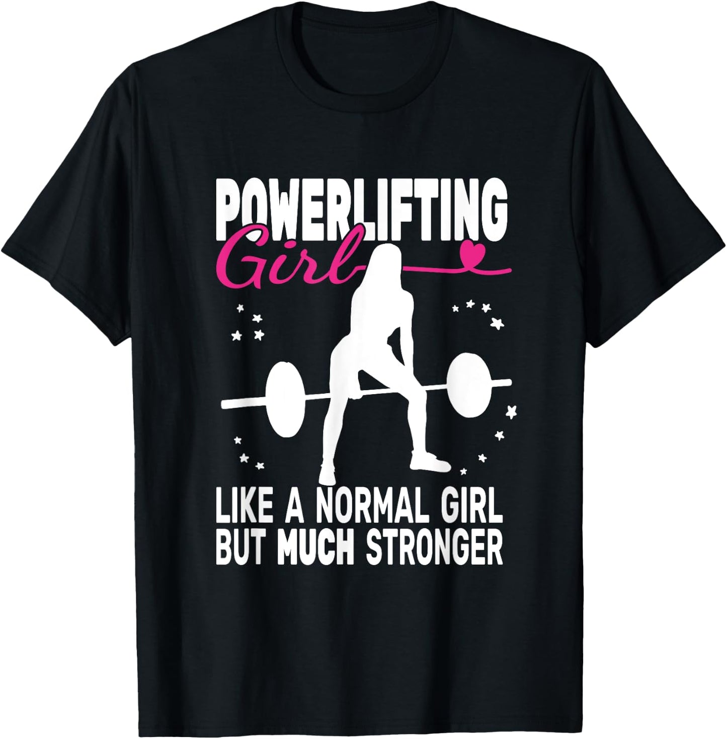 Fitness Gym Powerlifter Powerlifting Weightlifting T-Shirt - T-Shirt | Black