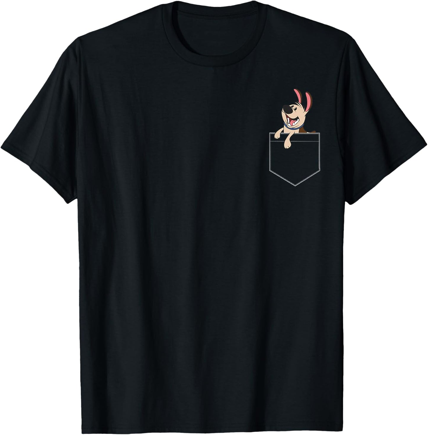 Disney Mulan Little Brother Pocket T-Shirt - T-Shirt | Black