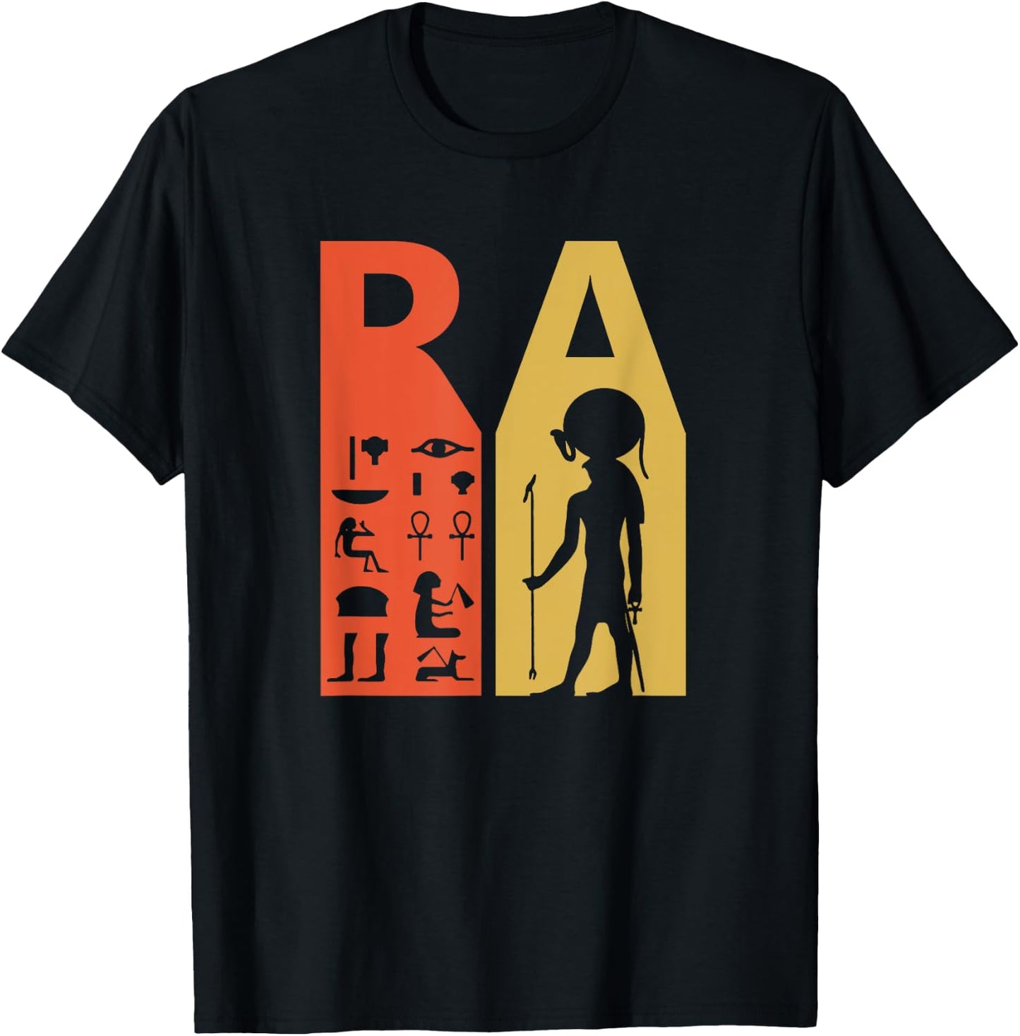 Amun-Ra - Old Egypt God of the Sun RA T-Shirt - T-Shirt | Black
