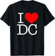 I Love (Heart) DC T-Shirt - T-Shirt | Black