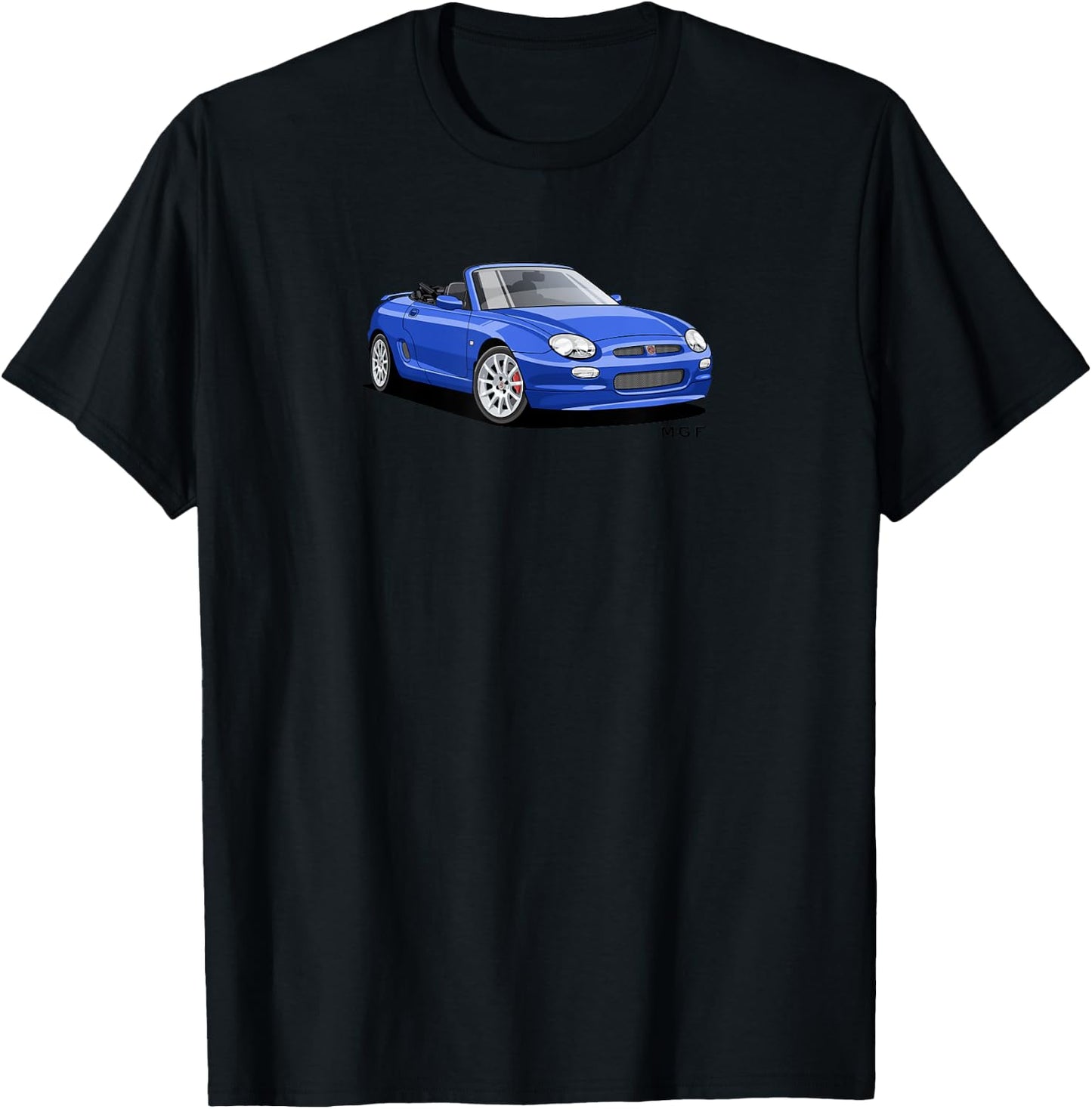 British Classic Sports Super Car MGF T-Shirt - T-Shirt | Black