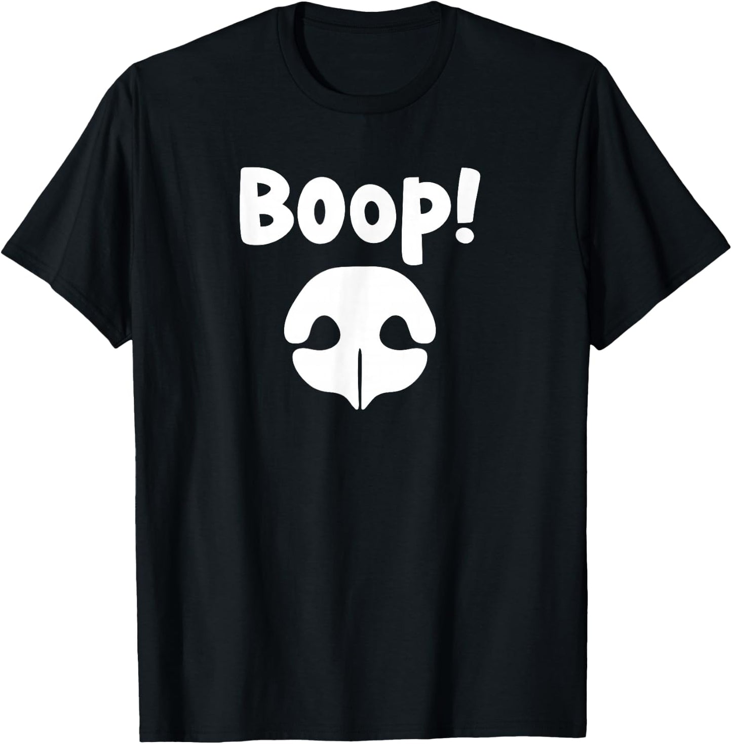 Boop Dog Nose T-Shirt - T-Shirt | Black