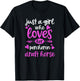 Just a Girl Who Loves Her Percheron Draft Horse T-Shirt - T-Shirt | Black