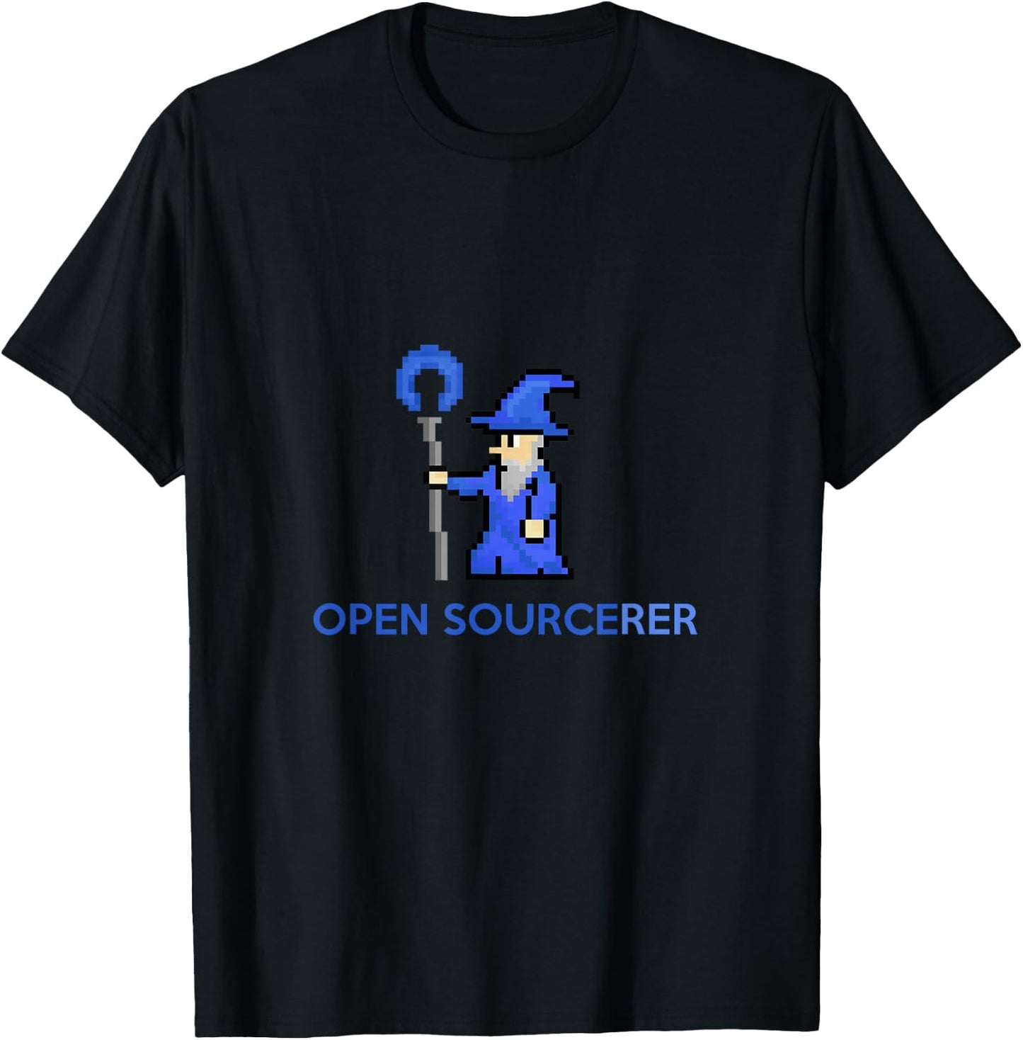 Open Sourcerer Programmer Computer Science Coder Gift T-Shirt - T-Shirt | Black