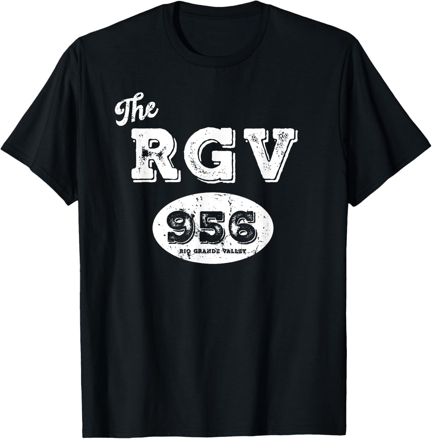 The RGV 956 Lower Rio Grande Valley Texas USA Border Zone T-Shirt - T-Shirt | Black