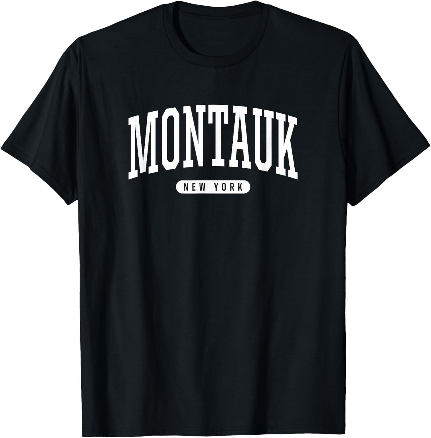 Montauk New York T Shirt Montauk Gifts NY USA. T-Shirt - T-Shirt | Black