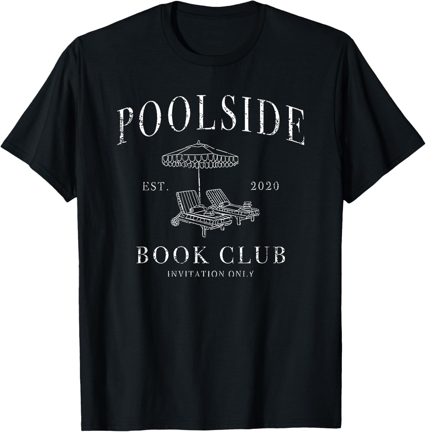 Poolside Book Club T-Shirt - T-Shirt | Black