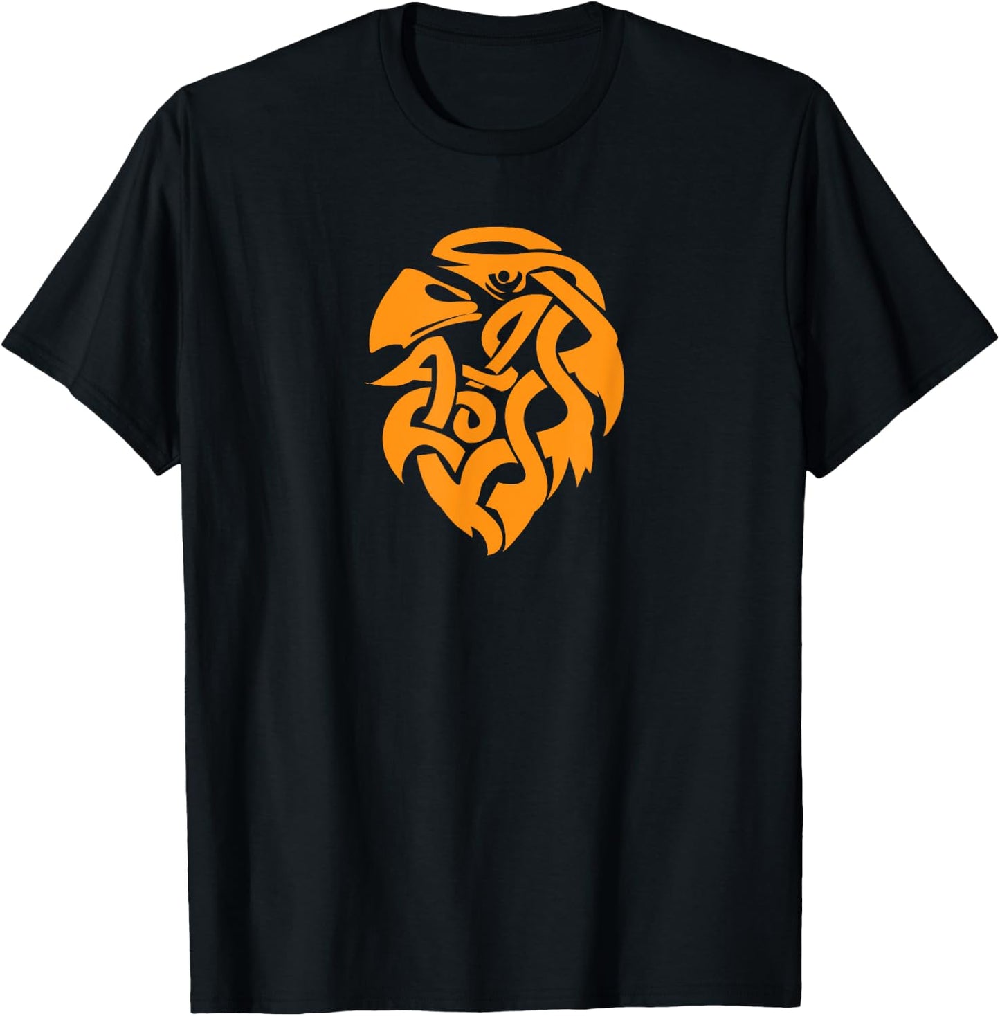 Celtic Symbols Celtic Hawk Celtic Knots Irish Symbol T-Shirt - T-Shirt | Black
