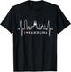 Barcelona Skyline Spanien Herzschlag Fan I Love Barcelona T-Shirt - T-Shirt | Black