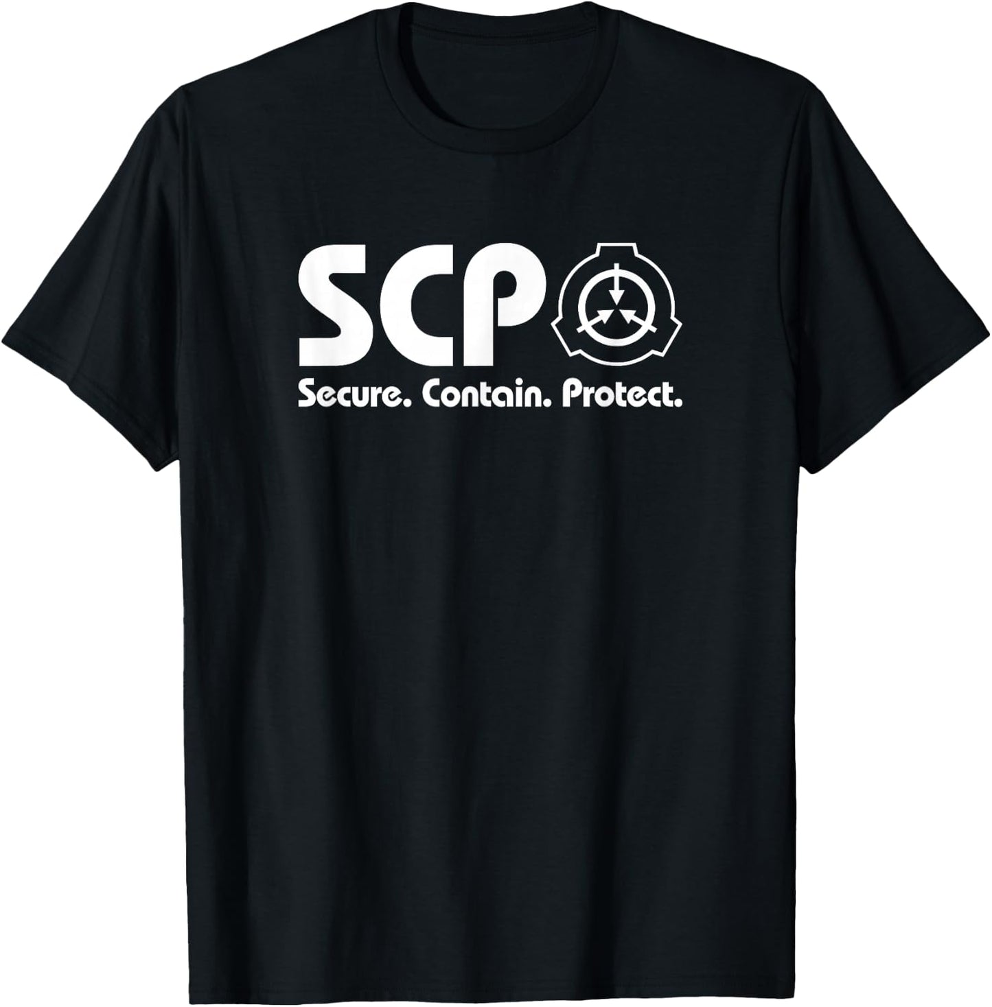 SCP Secure. Contain. Protect. - SCP Foundation 2 T-Shirt - T-Shirt | Black